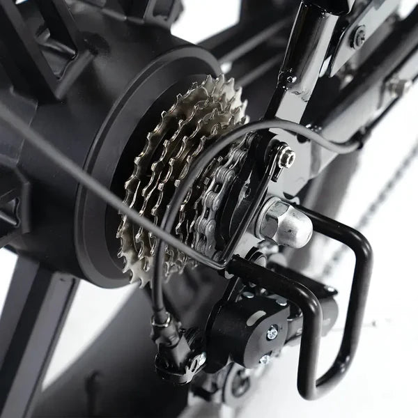 OUXI C80 MAX Fatbike | Zwart | Dubbele Accu | 120 km actieradius