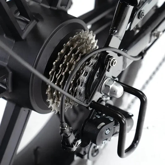 OUXI C80 MAX Fatbike | Zwart | Dubbele Accu | 120 km actieradius