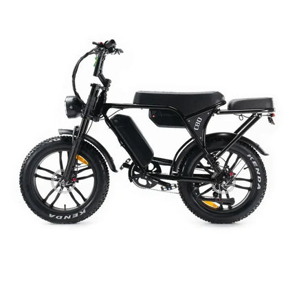 OUXI C80 MAX Fatbike | Zwart | Dubbele Accu | 120 km actieradius
