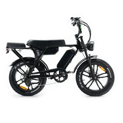 OUXI C80 MAX Fatbike | Zwart | Dubbele Accu | 120 km actieradius