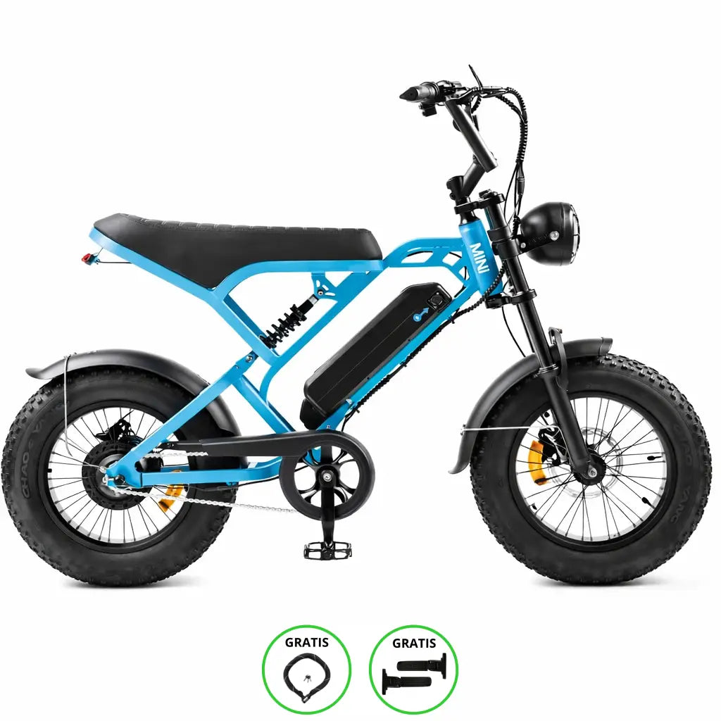 V20 Pro mini Fatbike | Zwart | 250 Watt High Speed Motor