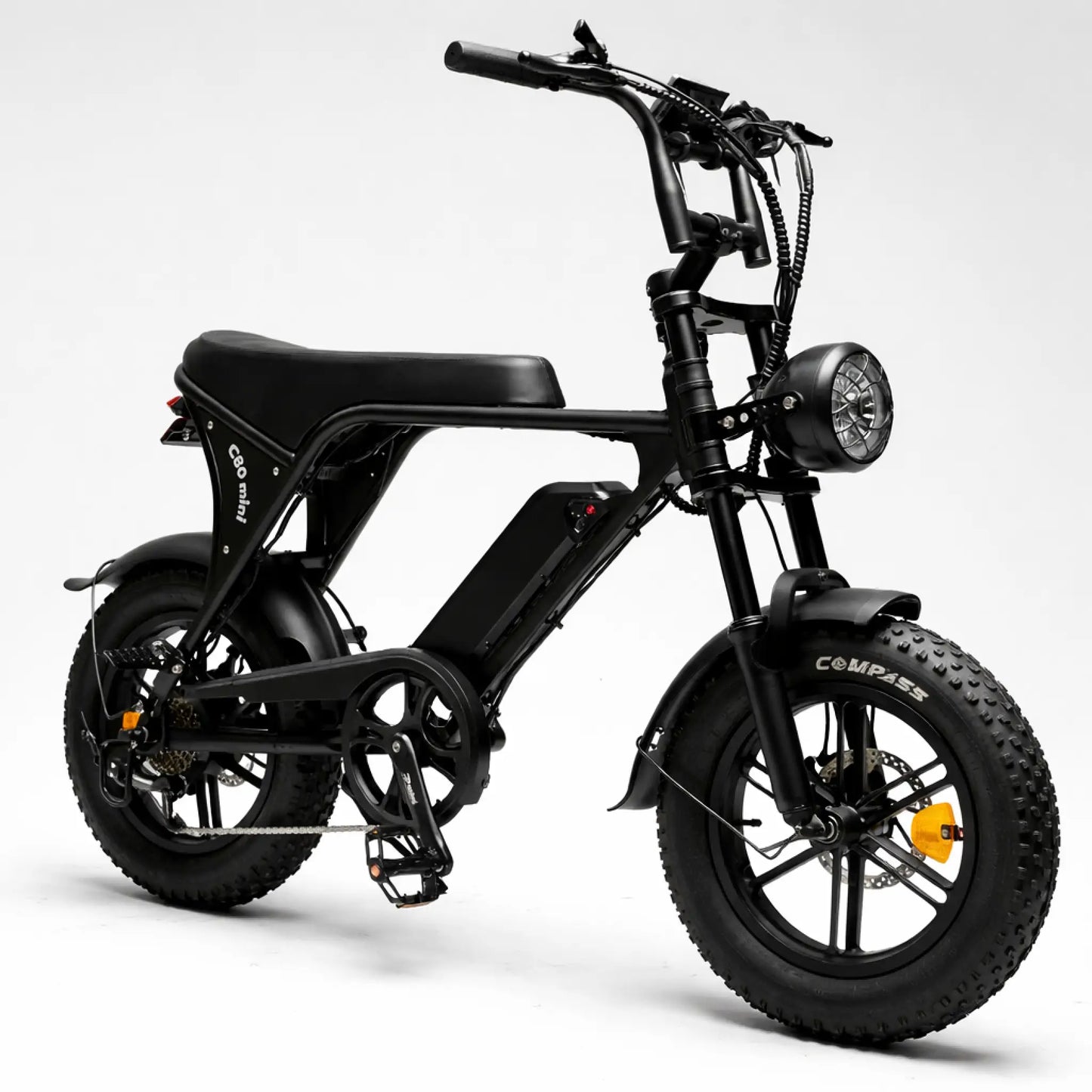 C80 Mini Fatbike | Zwart | 16 inch | 250W Elektrisch