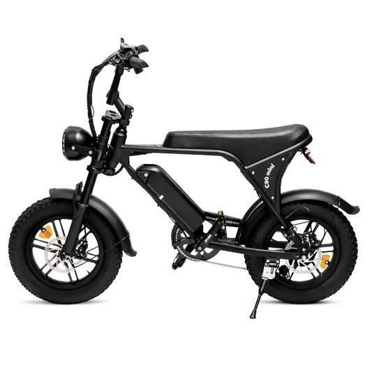 C80 Mini Fatbike | Zwart | 16 inch | 250W Elektrisch
