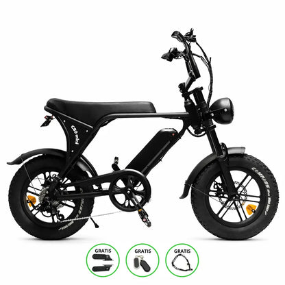 C80 Mini Fatbike | Zwart | 16 inch | 250W Elektrisch