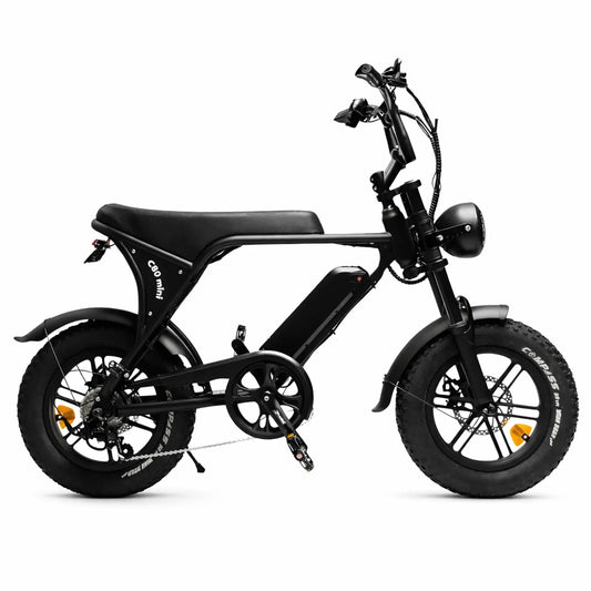 C80 Mini Fatbike | Zwart | 16 inch | 250W Elektrisch