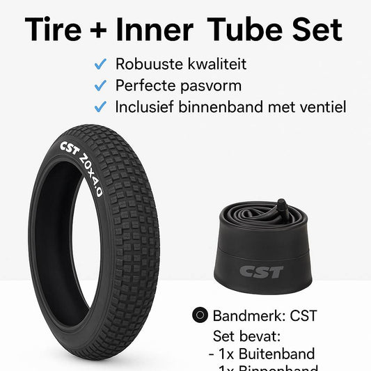 Fatbike Binnenband en buitenband – 20×4 binnenband en buiten band